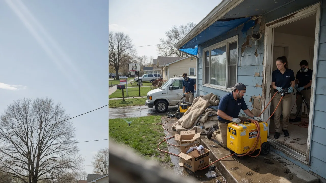 Basement Flood Cleanup in Milford, IL near me